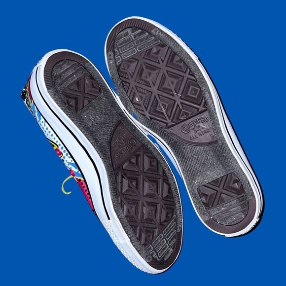 Converse Chuck Taylor All Star Vintage DC COMICS Wonder Woman Low Top Sneakers 5 - Picture 6 of 8